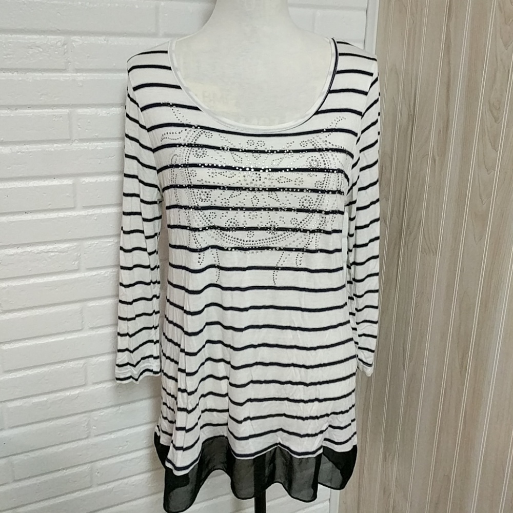 Cactus- Long sleeve shirt-  dazzle gems on front